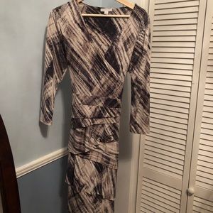 Multi color knee length dress